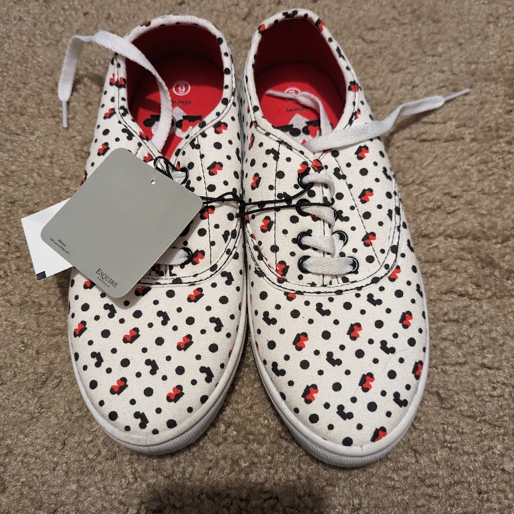 Disney Minnie Mouse Canvas Tennis Shoes